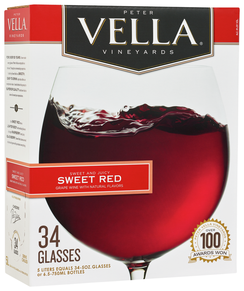Peter Vella Sweet Red, California 5.0L