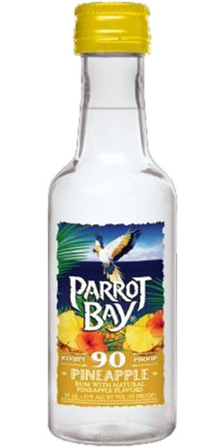 PARROT BAY PINEAPPLE RUM PL 50ML SLEEVE (10 BOTTLES)