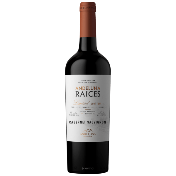 ANDELUNA RAICES CABERNET SAUV 6X750 - alternate view