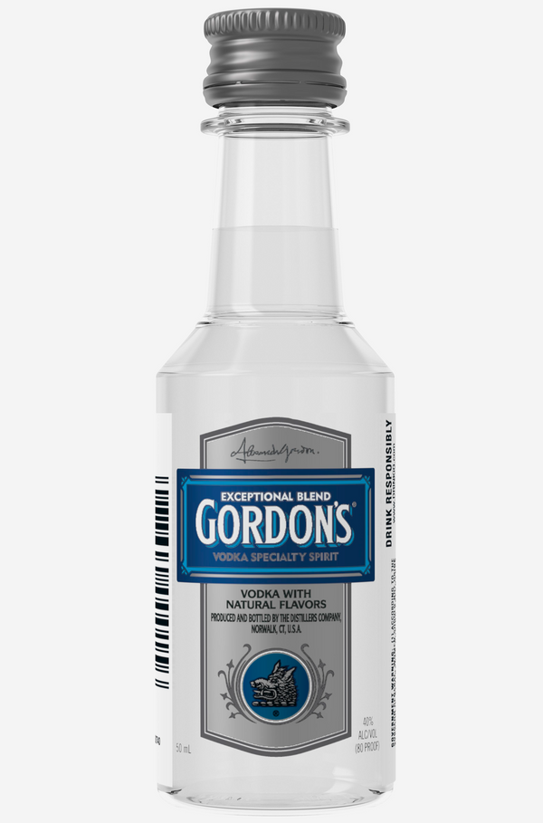 GORDON'S VODKA 50ML SLEEVE (10 BOTTLES)