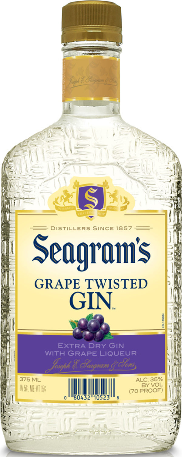 SEAGRAM'S GRAPE TWISTED GIN 375ML