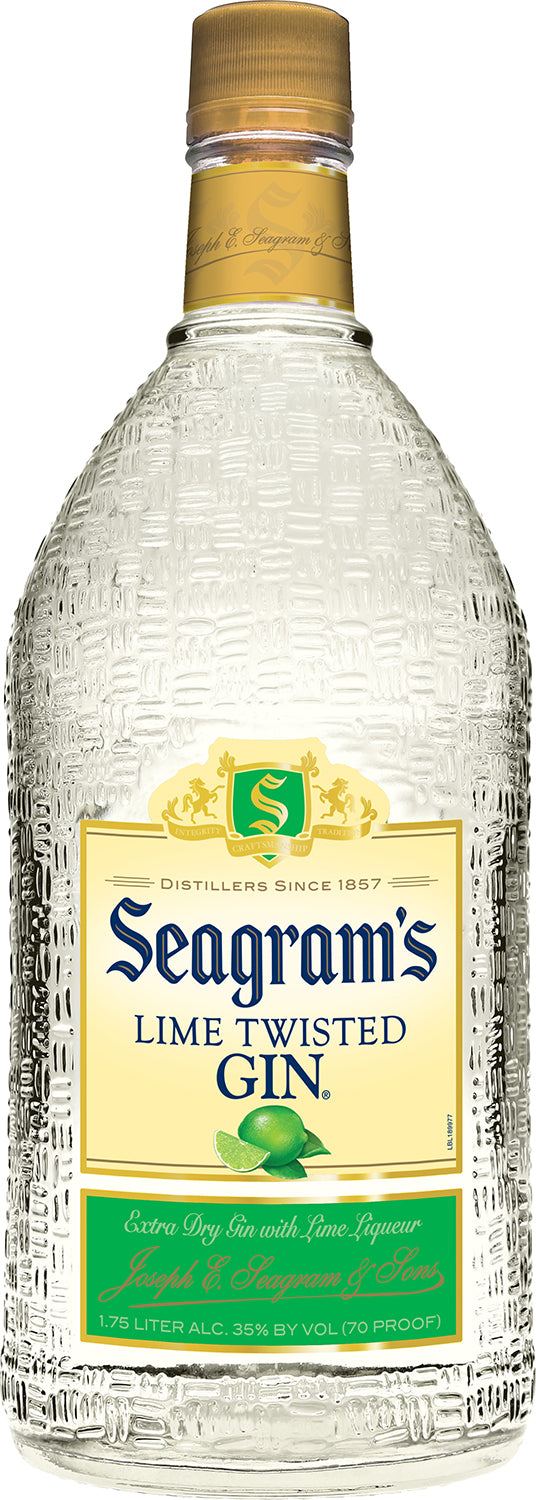 SEAGRAM'S LIME TWISTED GIN 1750ML