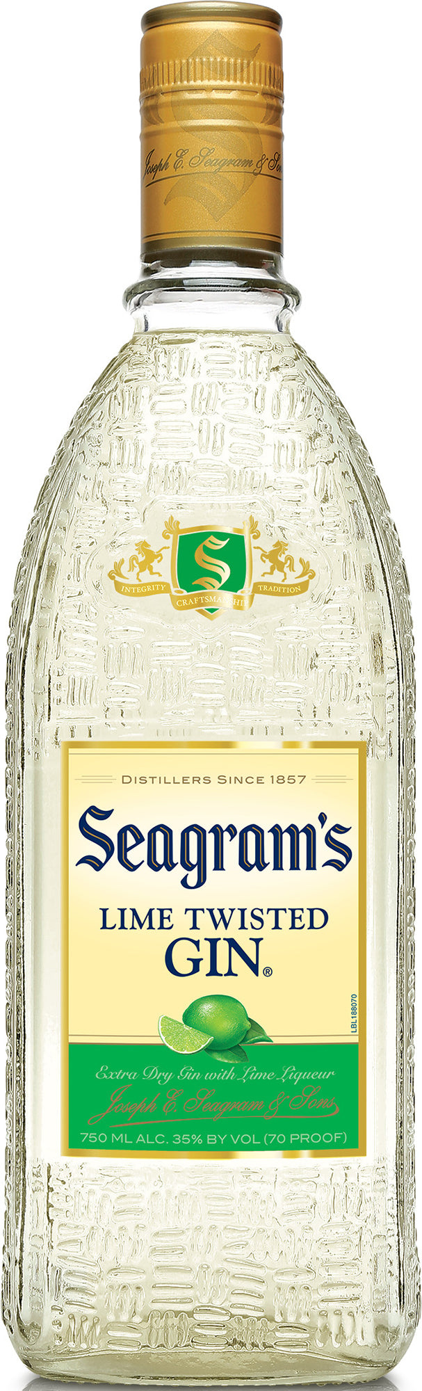 SEAGRAM'S LIME TWISTED GIN