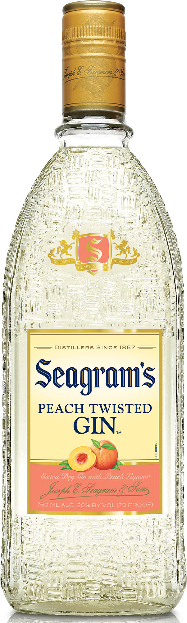 SEAGRAM'S PEACH TWISTED GIN