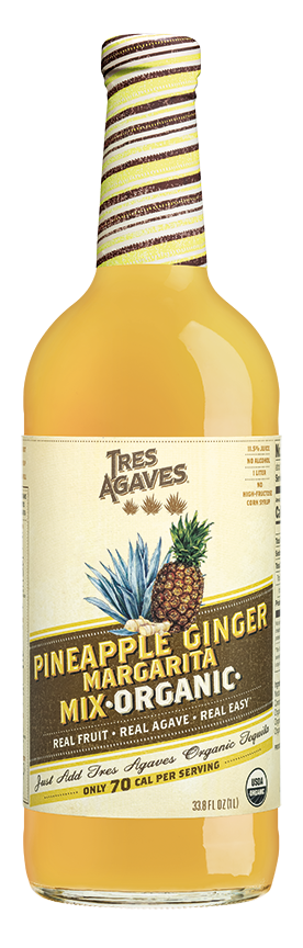 Tres Agaves Pinapple Ginger Organic Margarita Mix