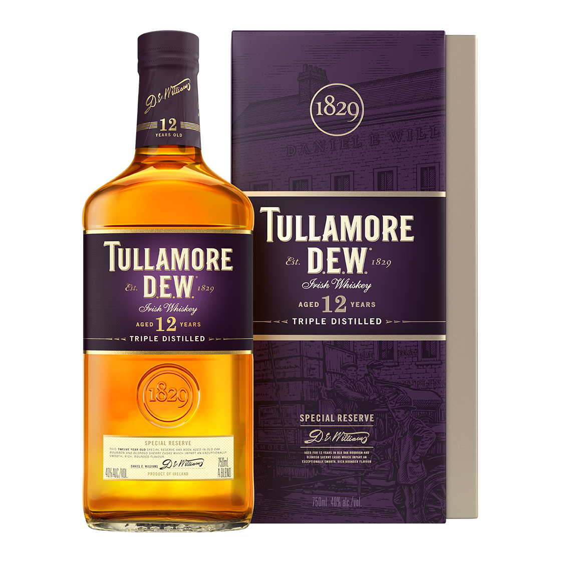 TULLAMORE DEW (IRISH)-12 YR