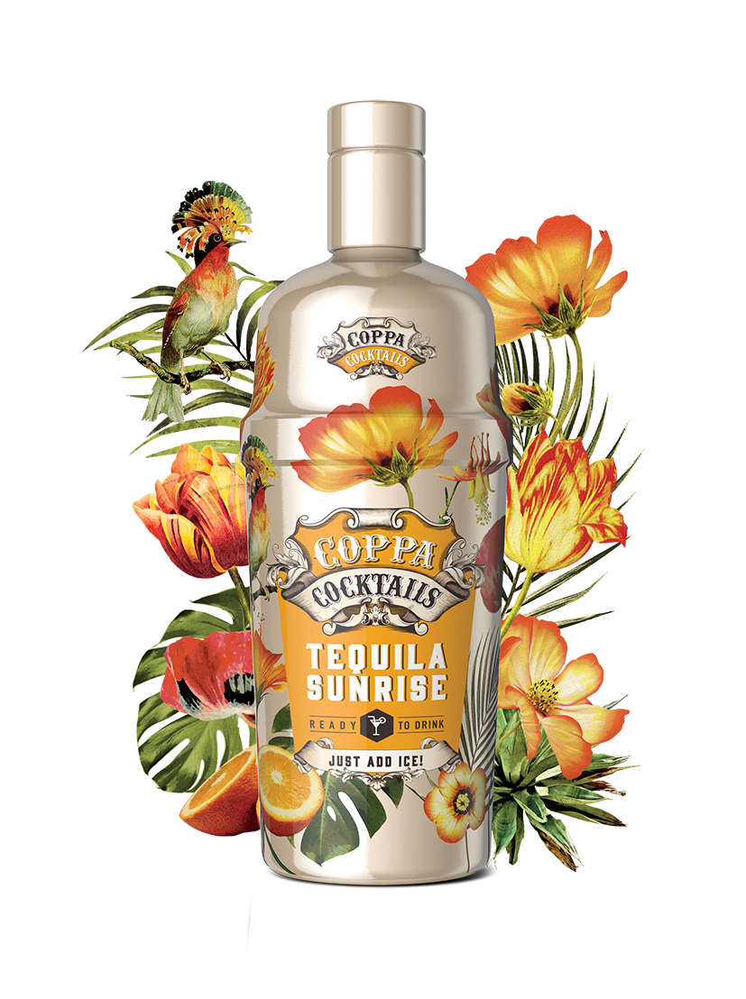 COPPA COCKTAIL TEQUILA SUNRISE