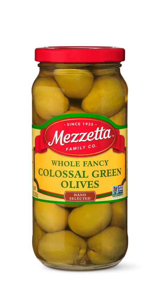 Mezzetta Whole Fancy Colossal Green Olives