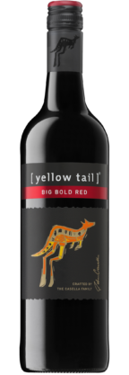 YELLOW TAIL BIG BOLD RED