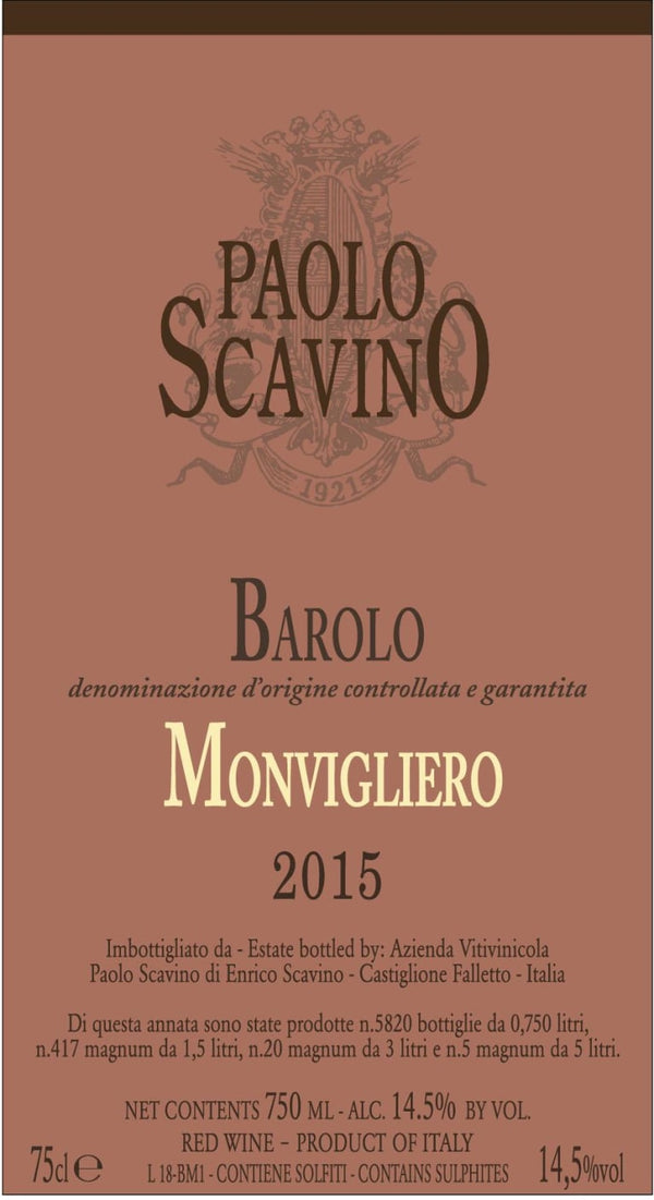 Paolo Scavino Barolo Monvigliero