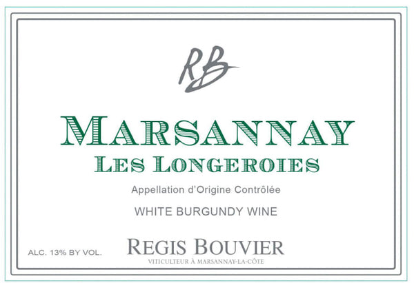 Regis Bouvier Marsannay Blanc Les Longeroies BLANC
