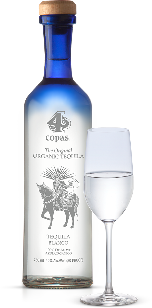 4 COPAS TEQUILA BLANCO ORGANIC Blanco BeverageWarehouse