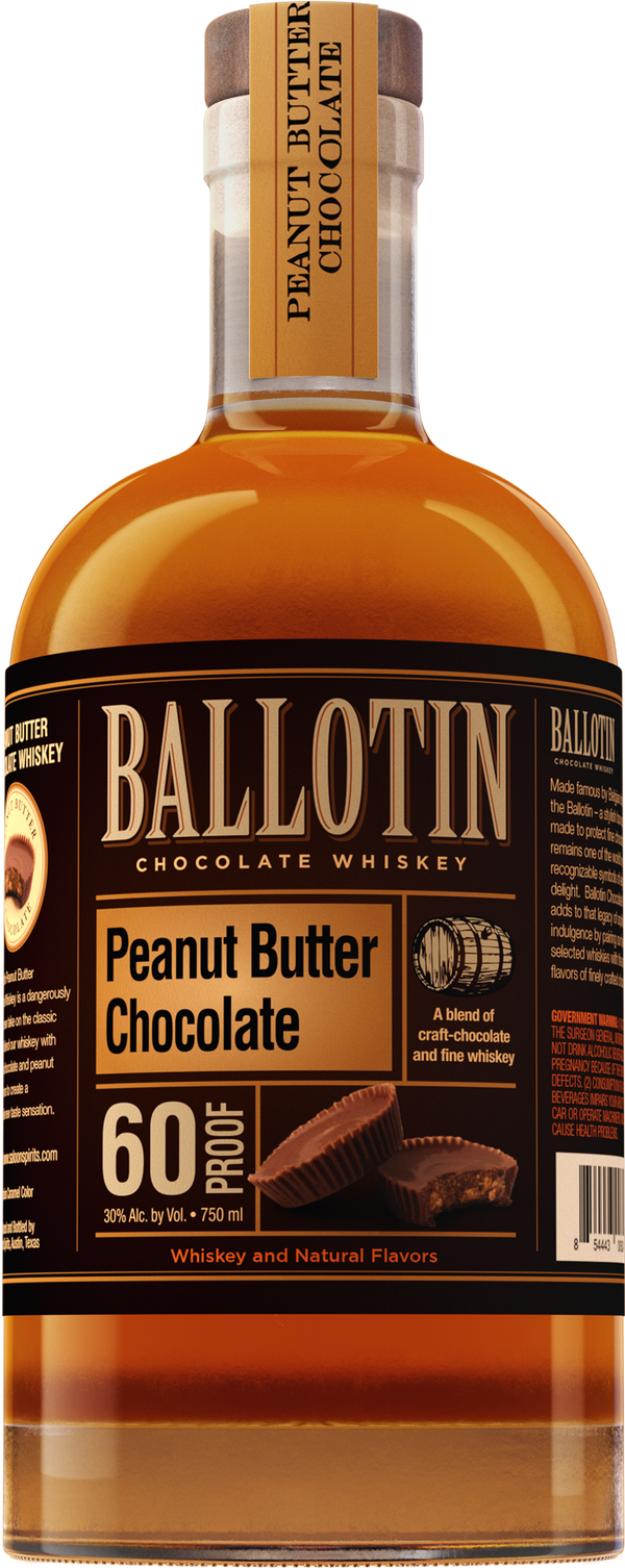 BALLOTIN PEANUT BUTTER CHOCOLA Flavored Whiskey BeverageWarehouse