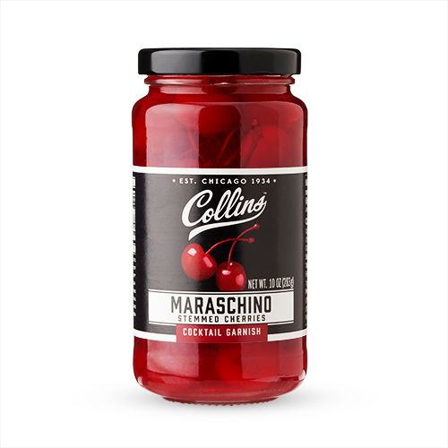 Stemmed Cocktail Cherries by Collins 10oz