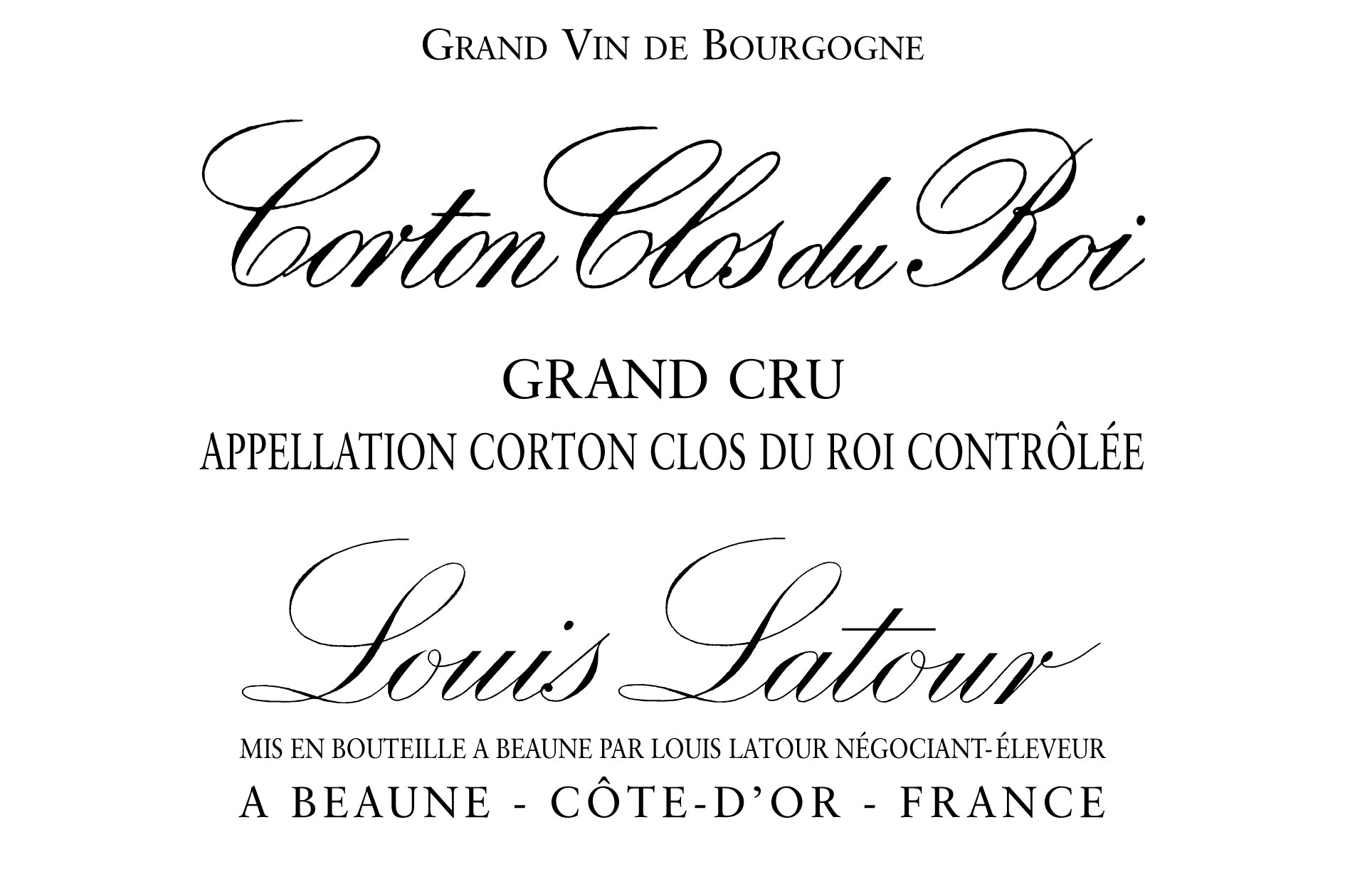 Louis Latour Corton Clos du Roi