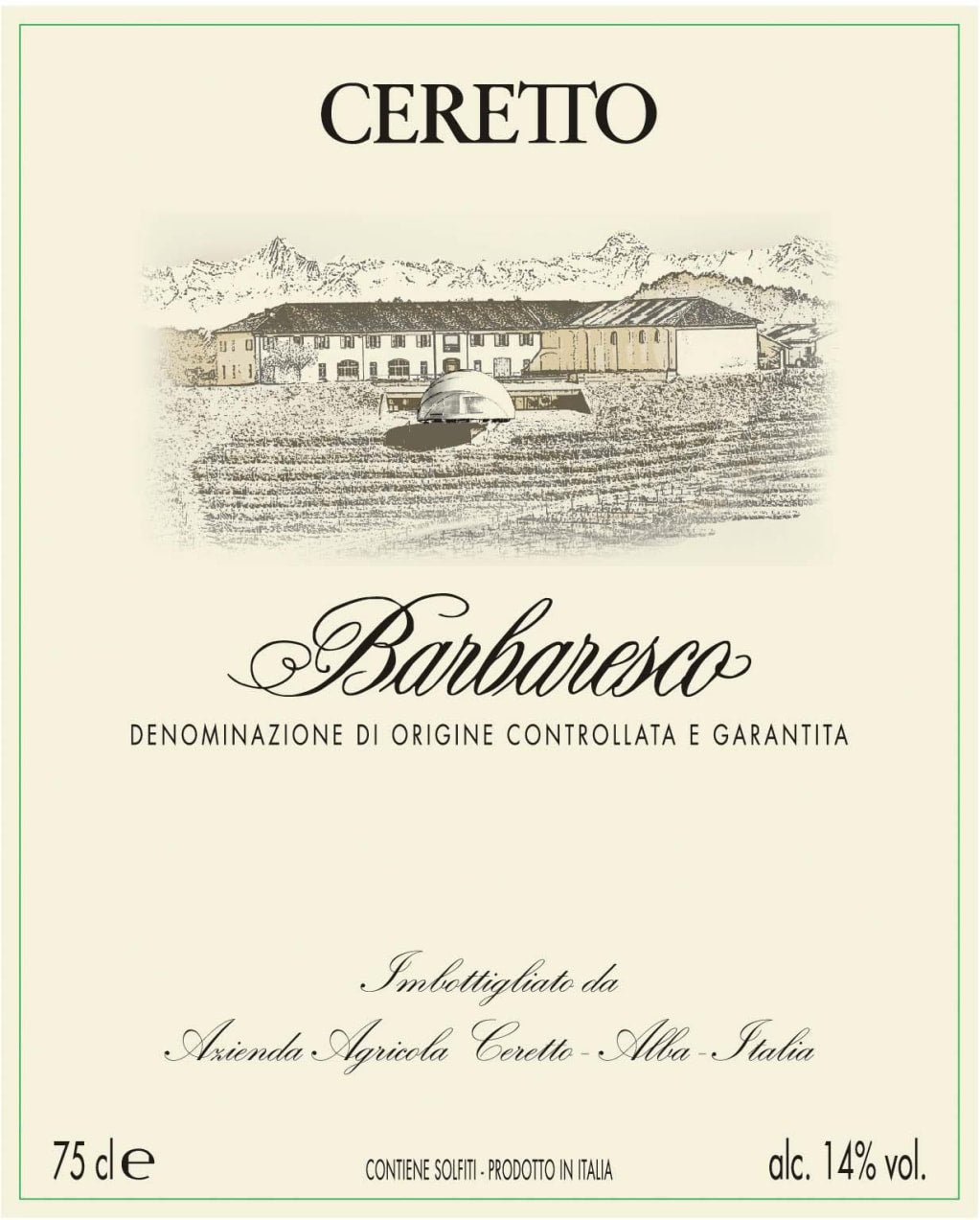 Ceretto Barbaresco DOCG, Piedmont