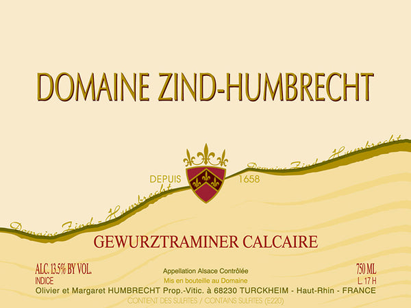 Zind-Humbrecht Gewurztraminer 'Roche Calcaire', Alsace