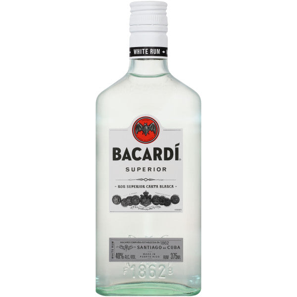 BACARDI SUPERIOR (P R) 375ML