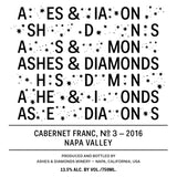 Ashes & Diamonds Cabernet Franc, Napa Valley