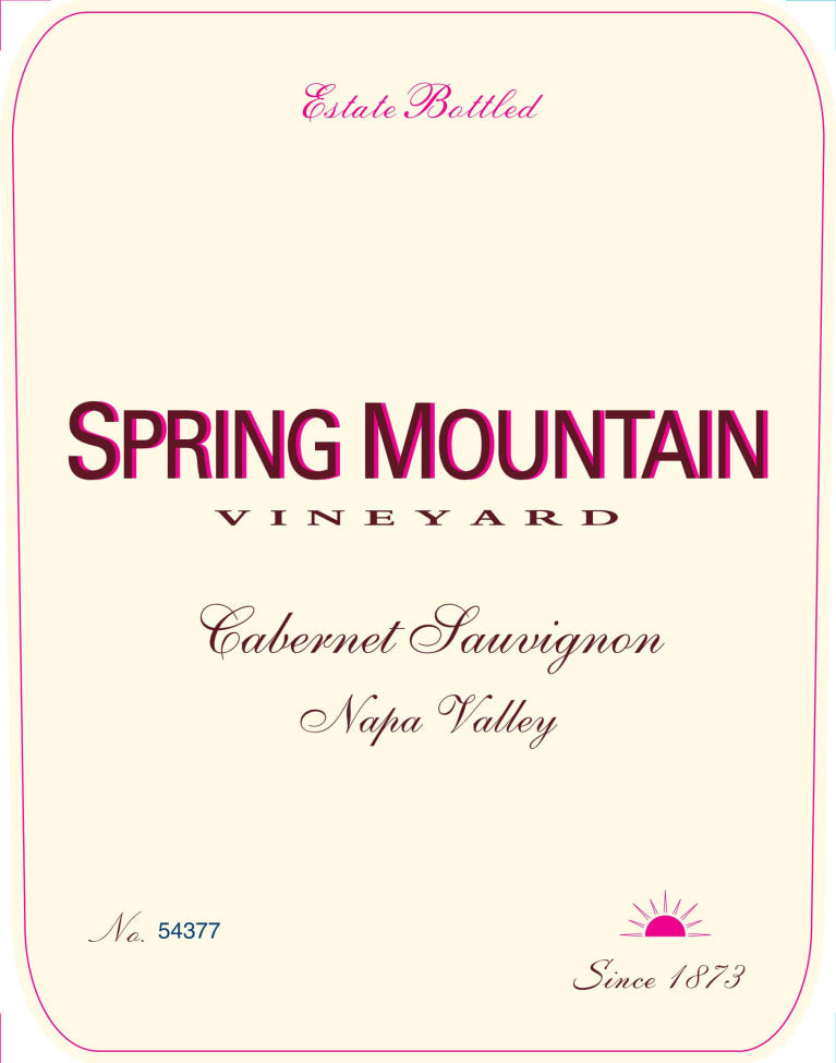 Spring Mountain Estate Cabernet Sauvignon