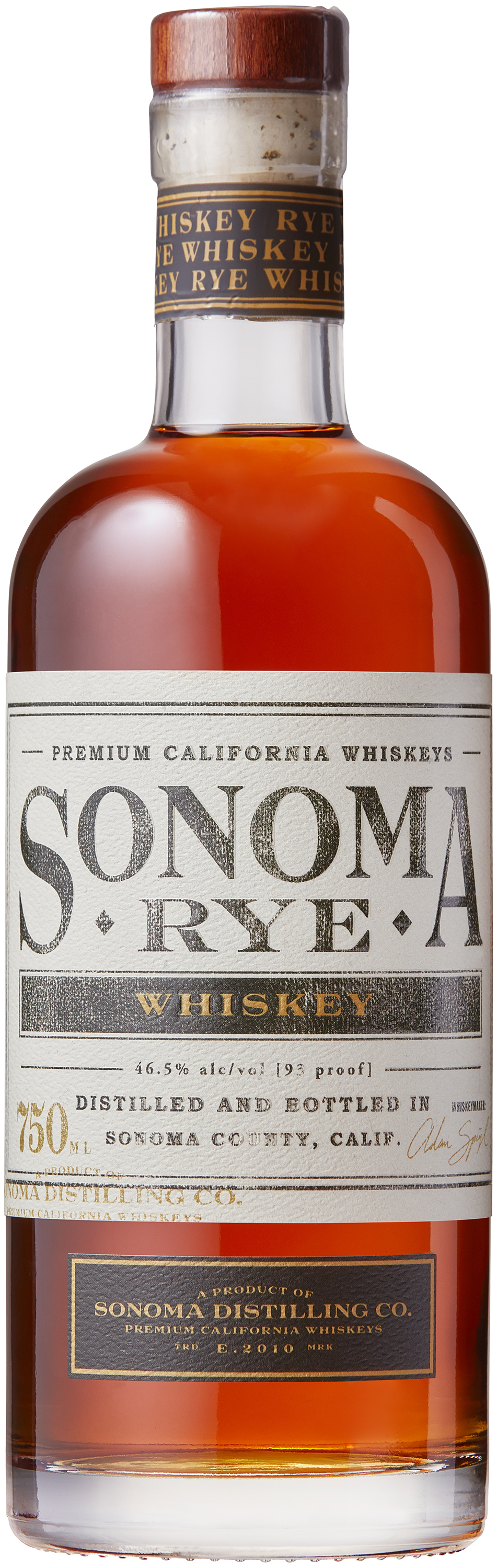 SONOMA DISTILLING STRAIGHT RYE