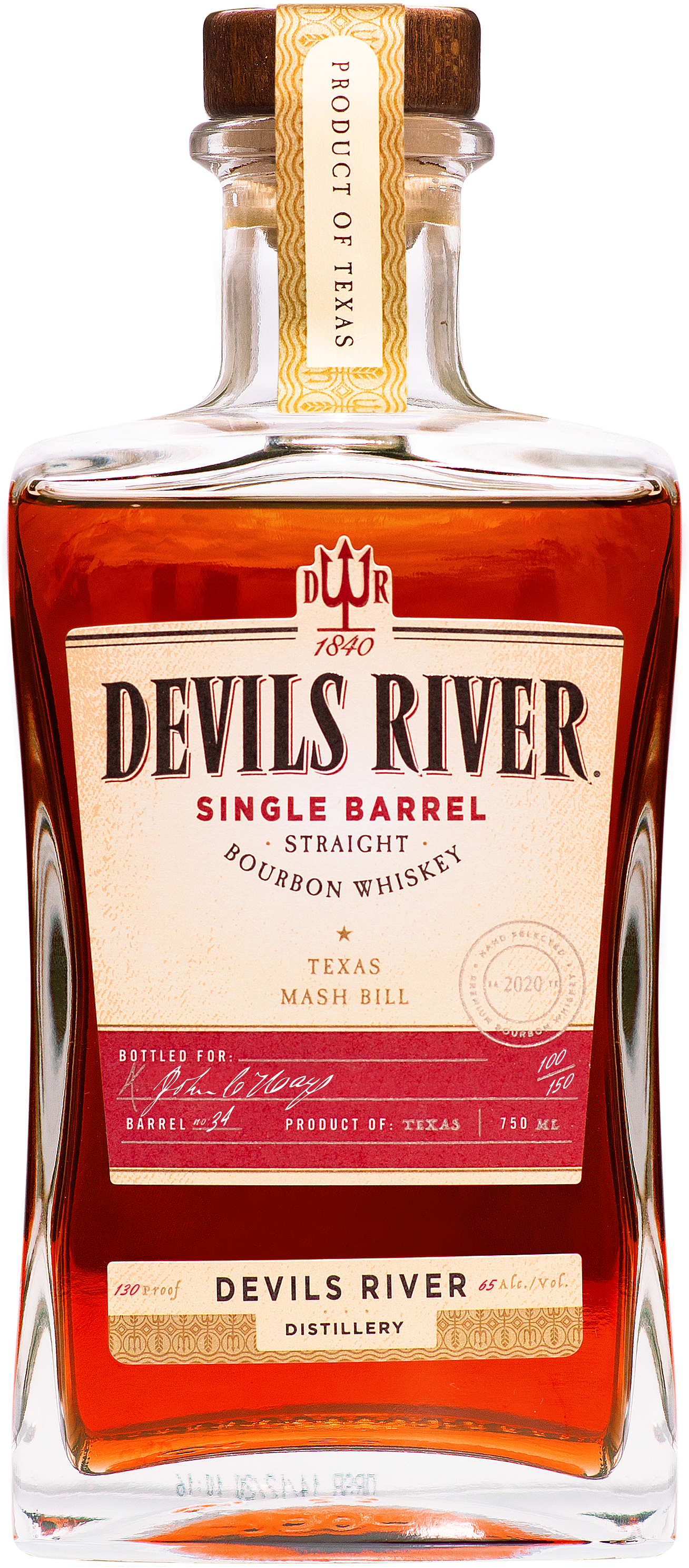 DEVILS RIVER SNGL BRRL WHISKEY