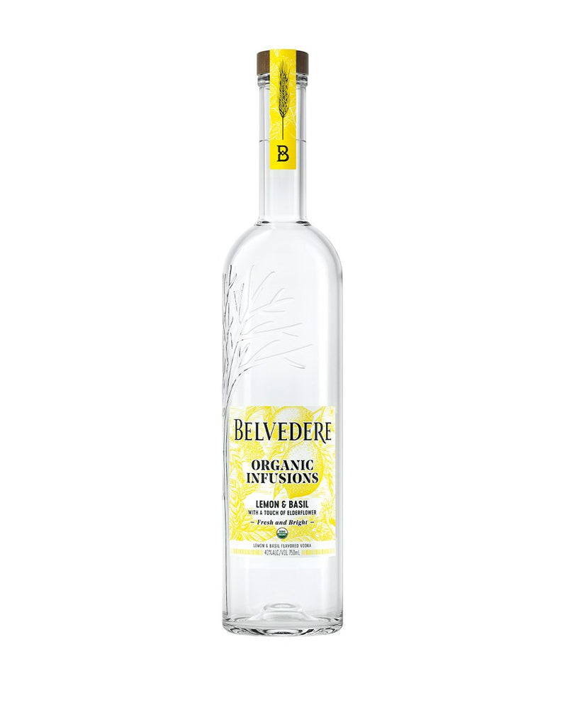 BV ORGANIC LEMON & BASIL Vodka BeverageWarehouse