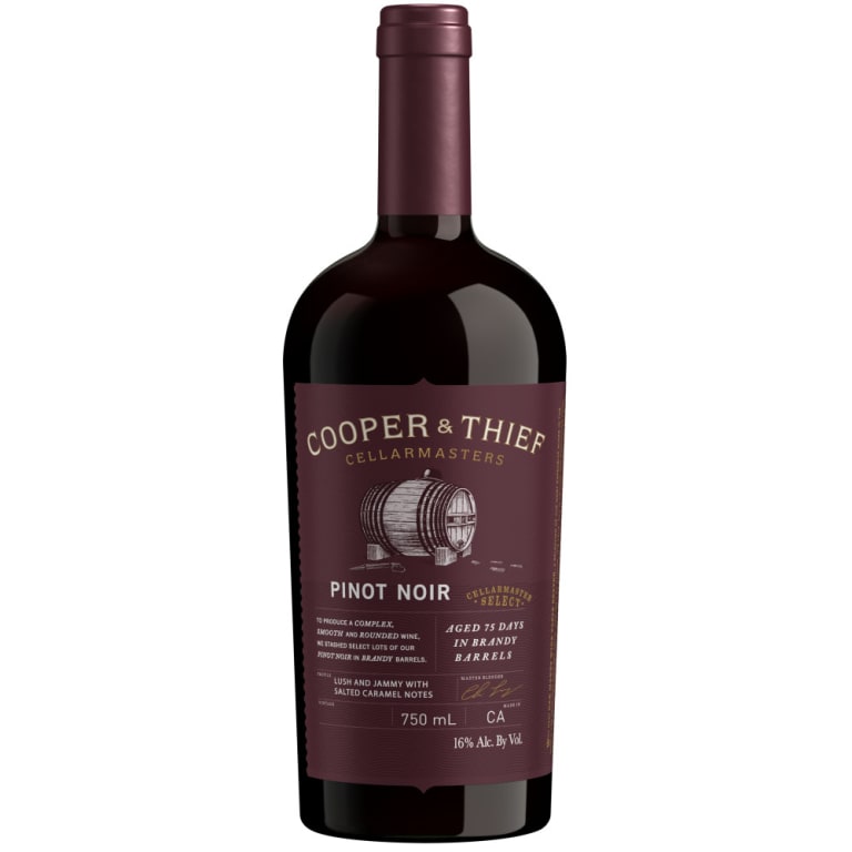 Cooper & Thief Brandy Barrel Aged Pinot Noir, CA