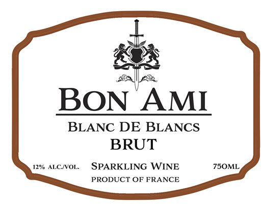 Bon Ami blanc de Blancs Brut Sparkling Wine