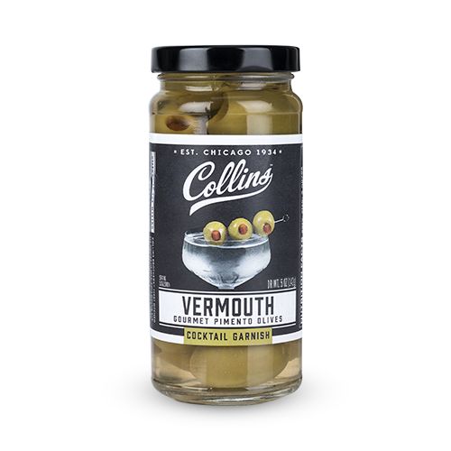 Vermouth Martini Pimento Olives by Collins 5oz