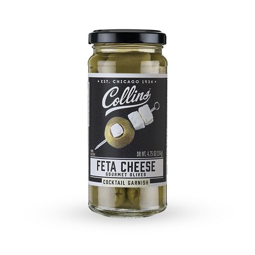 Gourmet Feta Cheese Olives by Collins 5oz