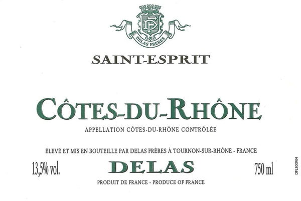 DELAS FRERES COTES DU RHONE ST ESPRIT BLANC