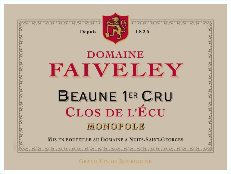 Faiveley Beaune Clos De L'Ecu (Monopole) 1er Cru Pinot Noir