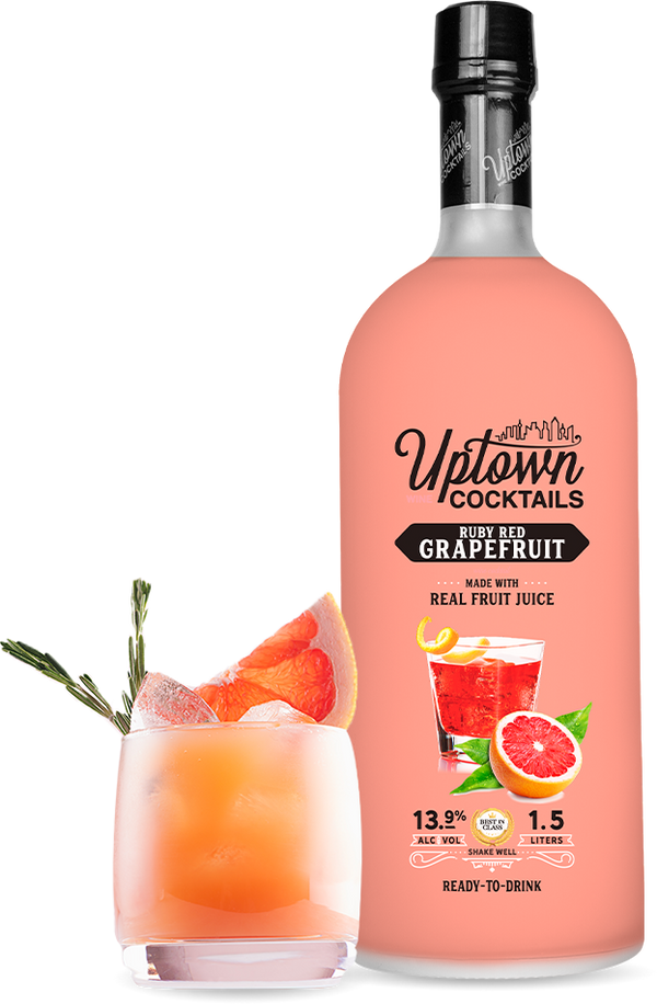 Uptown Cocktails Ruby Red Grapefruit 1.5L (Pack of 6)