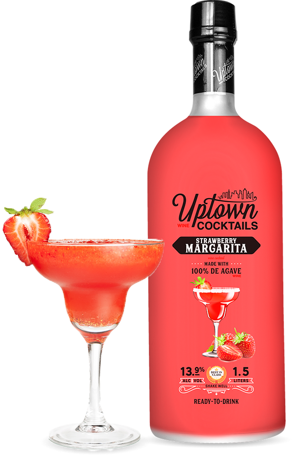 Uptown Cocktails Strawberry Margarita 1.5L (Pack of 6)