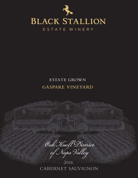 Black Stallion BSEW Gaspare Oak Knoll Cabernet Sauvignon National