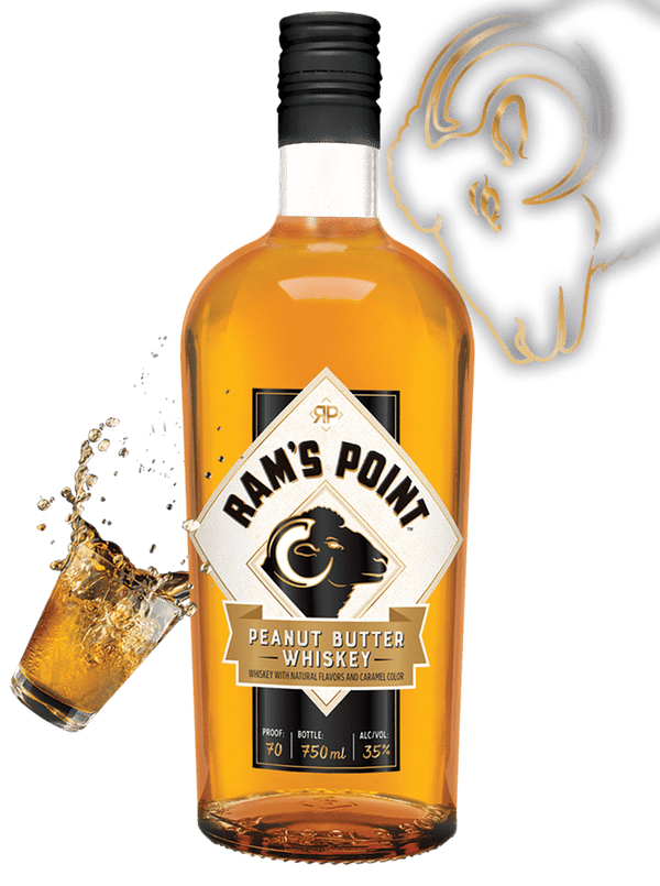 RAM'S POINT PEANUT BUTTER Flavored Whiskey BeverageWarehouse