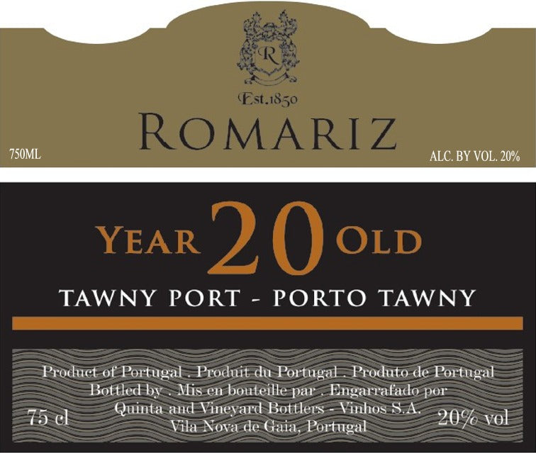 ROMARIZ 20 YEAR OLD TAWNY PORT