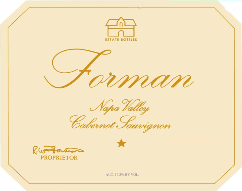 Forman Cabernet Sauvignon, Napa Valley