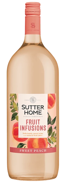 Sutter Home Fruit Infusions Sweet Peach 1.5L (Pack of 6)