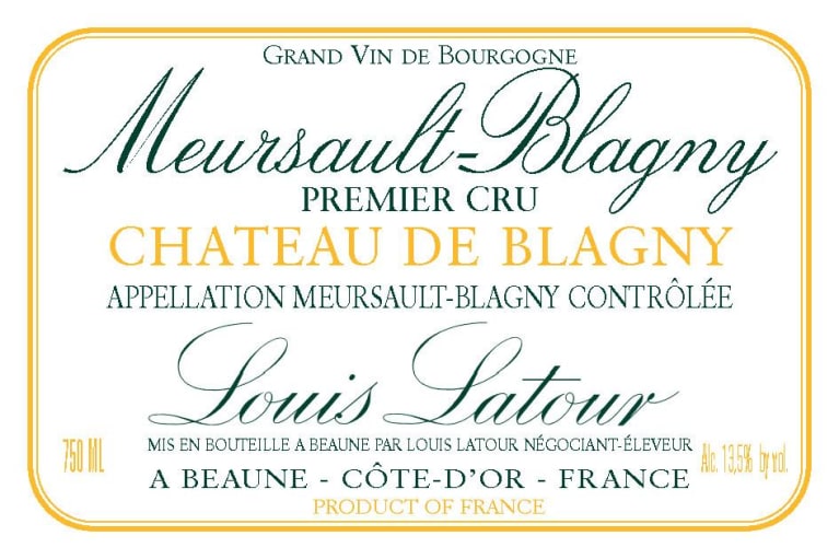 Louis Latour Meursault 1er Chateau de Blagny