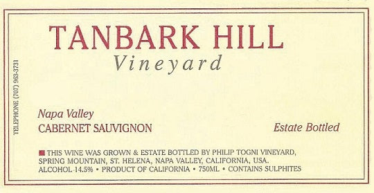 Philip Togni Tanbark Hill Cabernet Sauvignon