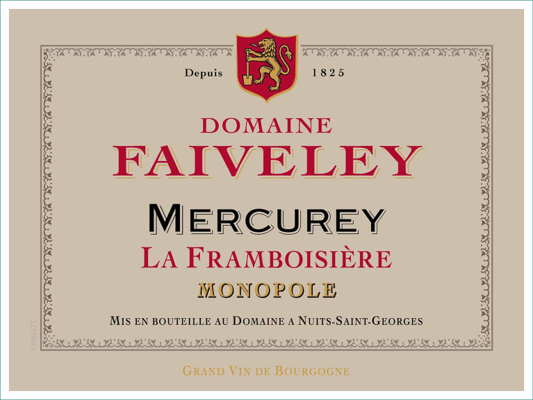 Faiveley Mercurey La Framboisiere (Monopole) Pinot Noir