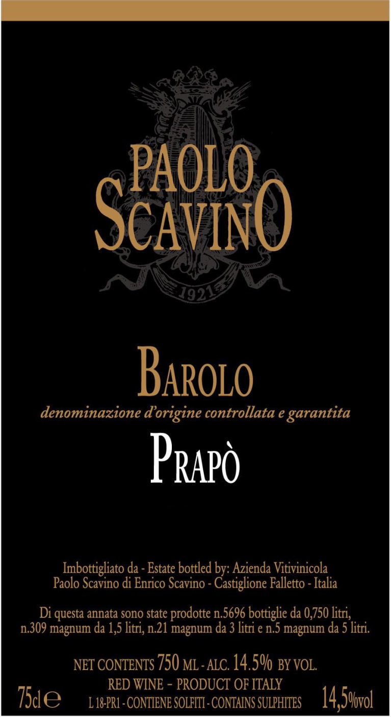 Paolo Scavino Barolo Prapo