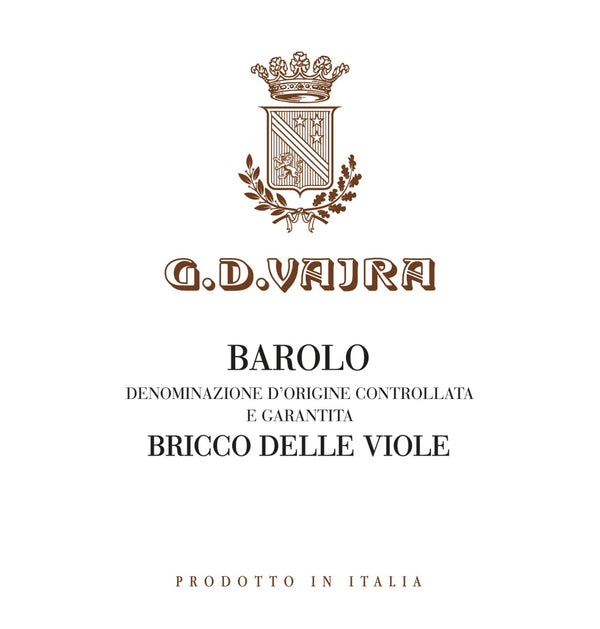 G.D. Vajra Bricco delle Viole Barolo, Piedmont