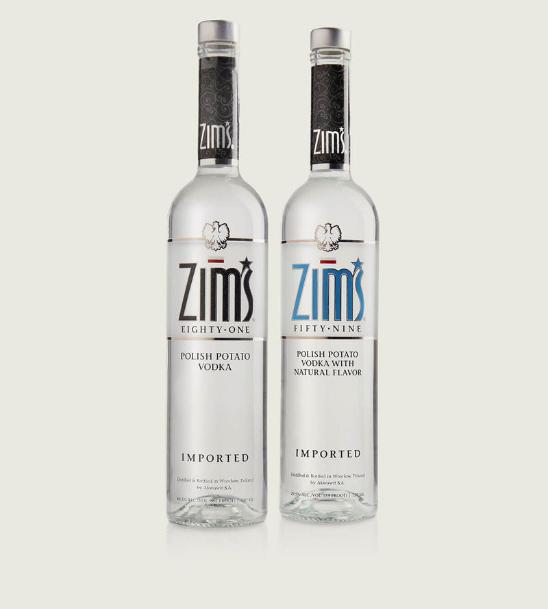 ZIMS FIFTY-NINE Vodka BeverageWarehouse