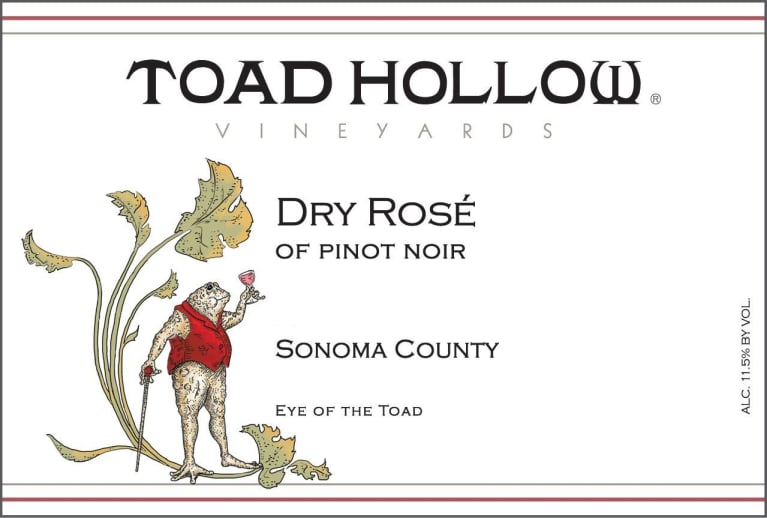 Toad Hollow Dry Rose of Pinot Noir