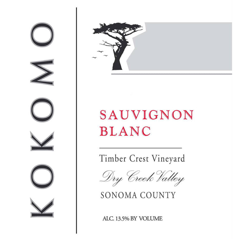 Kokomo Timber Crest Sauvignon Blanc, 2020