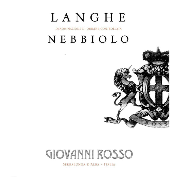 Giovanni Rosso Langhe Nebbiolo, Piedmont