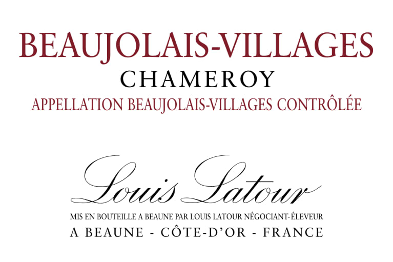 Louis Latour Beaujolais Villlages Chameroy